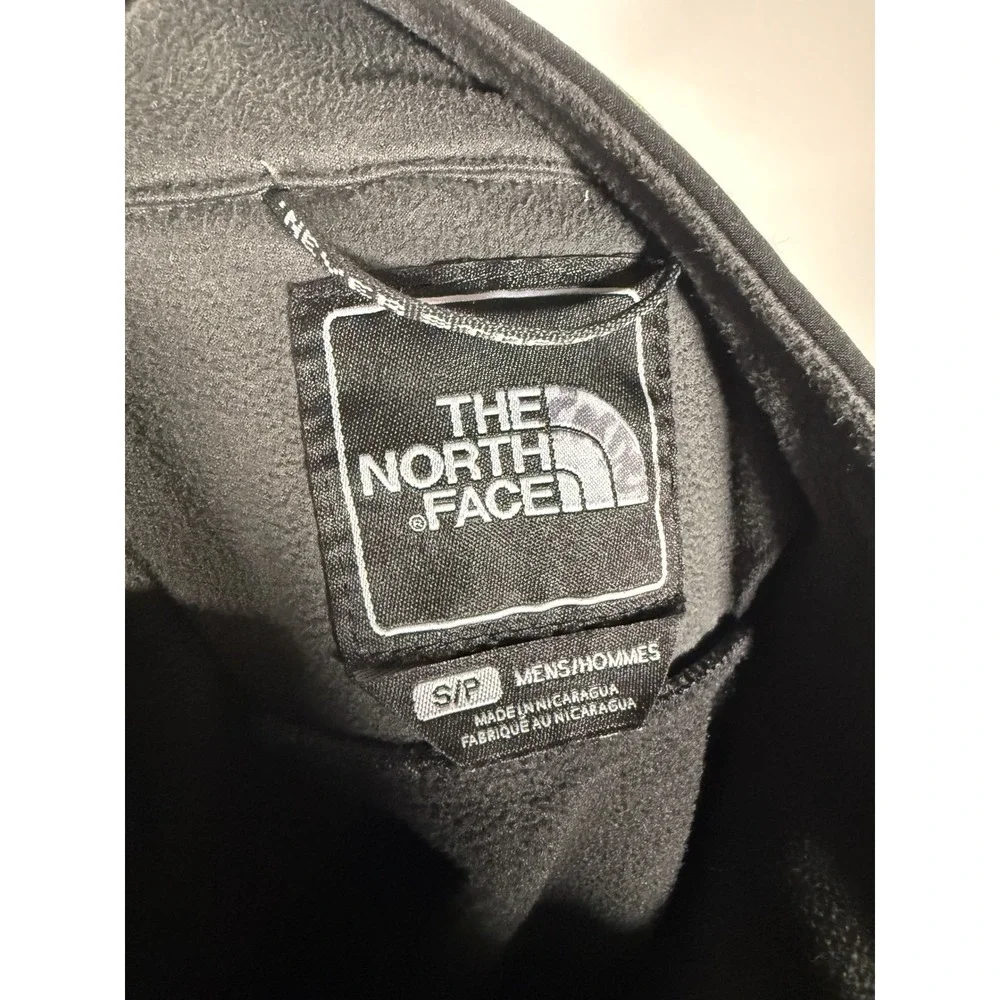 The North Face Mens Apex Bionic Softshell Jacket Grey Black S P Full Zip FLAW